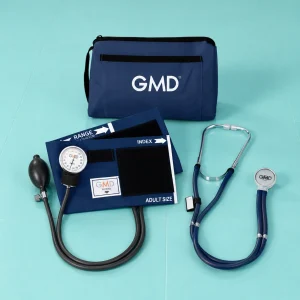 Kit de Tensiómetro y Fonendoscopio Azul Oscuro