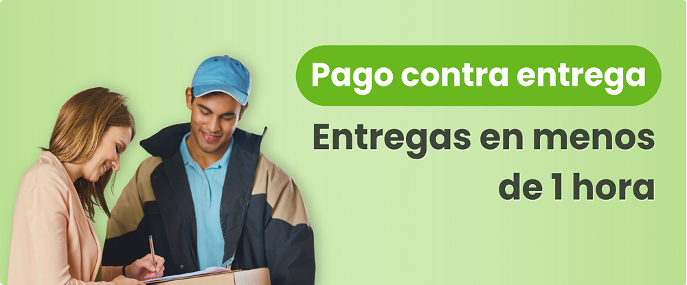 Entrega en menos de una hora