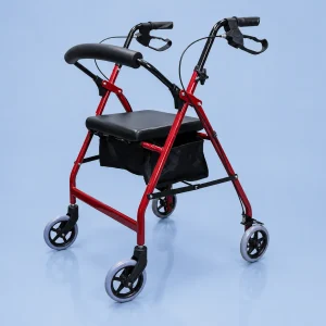 Caminador Andador 4 Ruedas con Asiento y Frenos