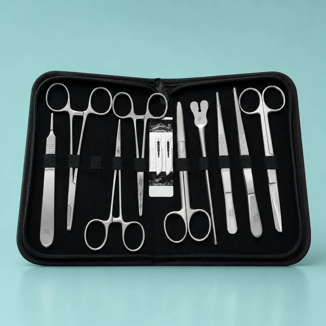 Kit de sutura para prácticas de enfermería