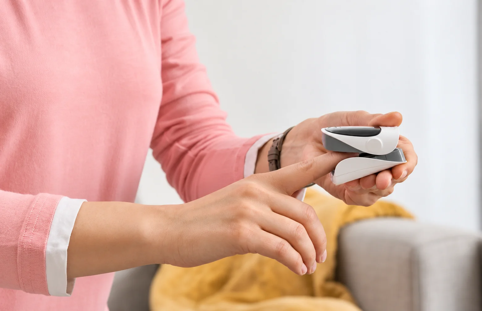 Oxímetros digitales para el cuidado en casa