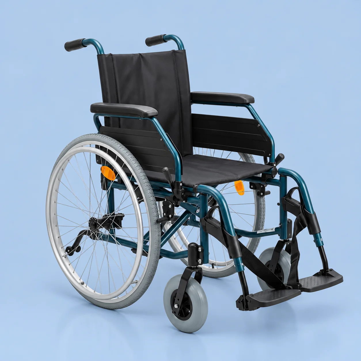 Silla de ruedas estándar en aluminio