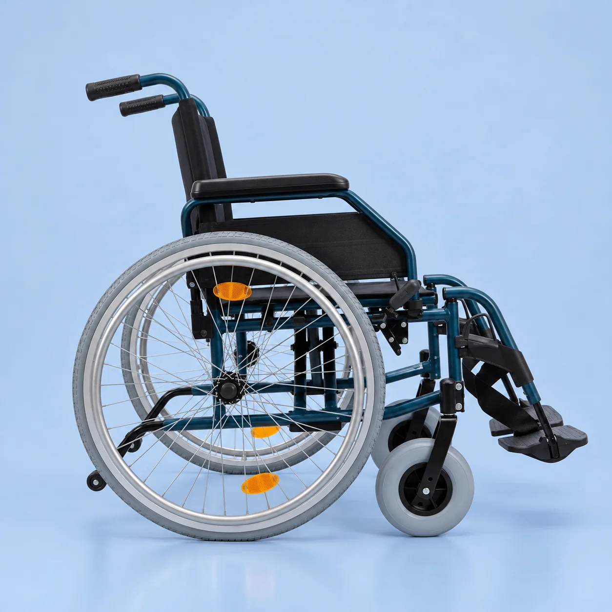 Silla de ruedas estándar en aluminio