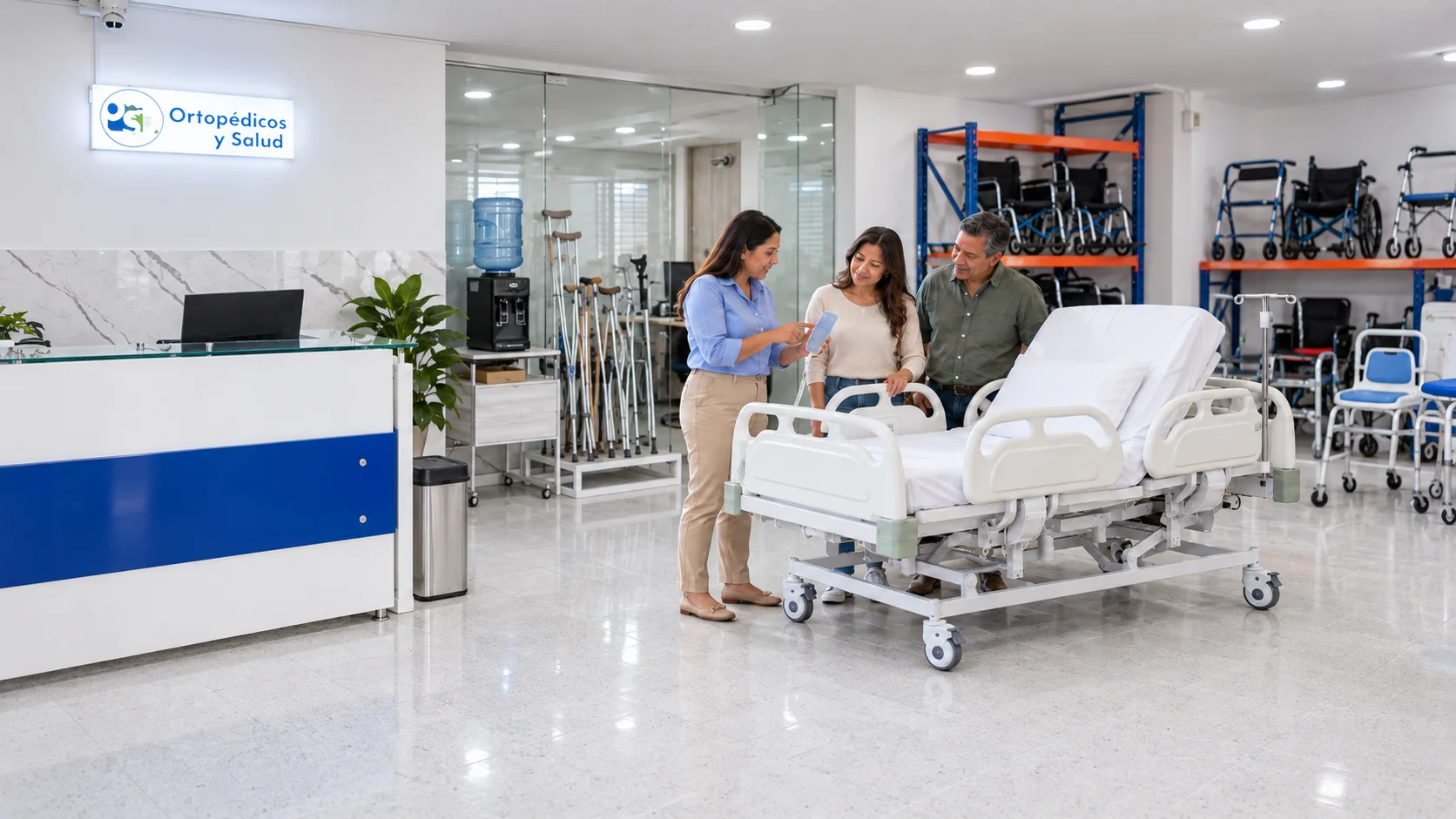 Asesoría para elegir una cama hospitalaria manual